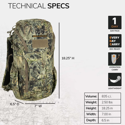 Eberlestock Bandit Pack - Rugged EDC Backpack Built for The Office Or The Outdoors