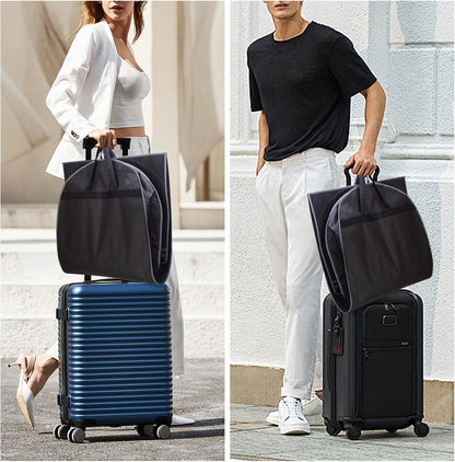 43" Garment Bag for Travel and Storage, Suit Bag with Duffle Design, Ideal for Hanging Clothes, Blazers, Dresses, Coats, and Wardrobes (1 Pack)