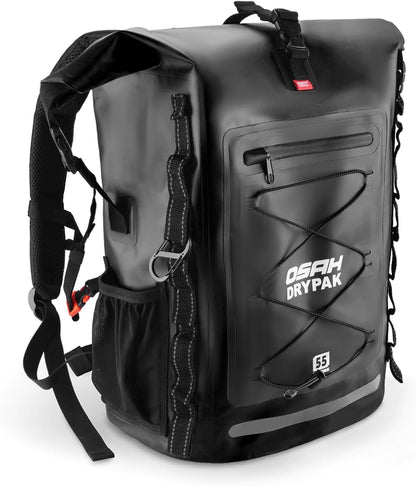 Waterproof Backpack Dry Bag 35L/55L/85L – Heavy Duty Roll-Top Hiking Backpack for Travel, Kayaking, Boating, Camping, Rafting and Fishing
