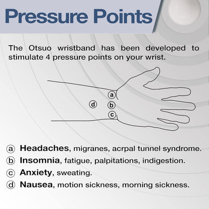 Nausea Relief Wristband for Motion and Sea Sickness | Anti-Nausea Acupressure Bands for Morning Sickness | Sea Bands for Motion Sickness Relief. (Tangerine)