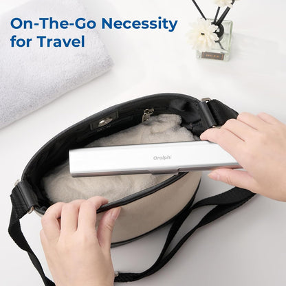 Aluminum Toothbrush Travel Case, Portable Travel Toothbrush Holder, Durable Manual Toothbrush Box Container for Traveling, Bathroom, Camping, Business Trip-1Pack Silver