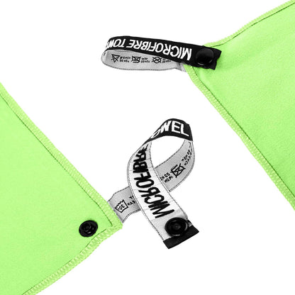 Microfiber Travel Towel, Soft Lightweight Quick Dry Towel, Super Absorbent Compact Travel & Sports & Beach Towels for Camping, Backpack, Gym, Swimming, Yoga, Hiking (L:24"×48" -Fluorescent)