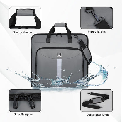 Garment Bags for travel,Hanging clothes Bag for Men Women,Suit Bags with Shoulder Strap,Wedding dress/shirt carry on luggage with fence hook,Wrinkle Free foldable duffle bag,Waterproof luux travel bag