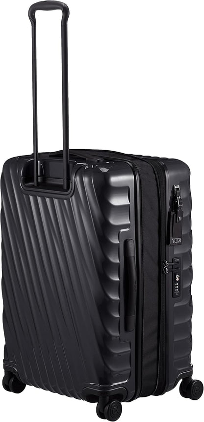 TUMI - 19 Degree Medium Checked Luggage 4 Wheeled Packing Case - Hard Shell Suitcase - 26.0" X 17.5" X 10.0" - Black