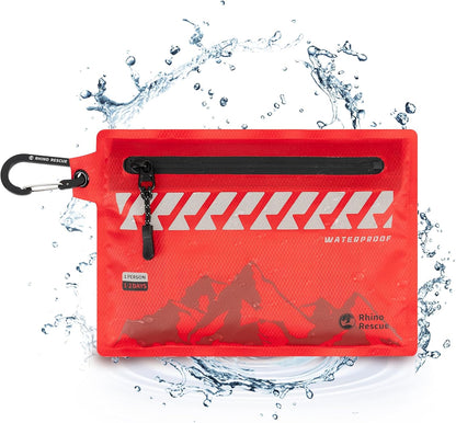 RHINO RESCUE Small First Aid Kit Ultralight Waterproof Medical Kit for Hiking, Backpacking, Cycling, Travel, Vehicles, 114pc