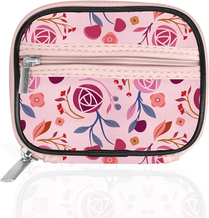 Serfeymi Weekly Travel Pill Organizer Pill Case for Purse with Removable 7 Day Pill Box, Fashionable Travel Medicine Organizer Pill Container for Medicine, Vitamin, Supplement - Pink 01
