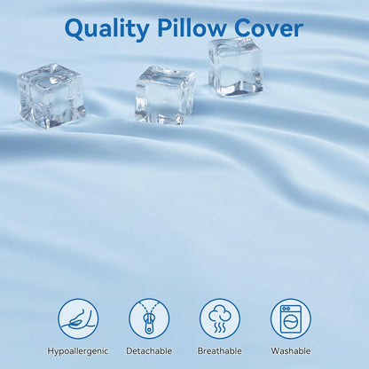 AM AEROMAX 32" King Size Contour Memory Foam Pillow, Cervical Pillow for Neck Pain Relief, Neck Orthopedic Sleeping Pillows for Side, Back and Stomach Sleepers