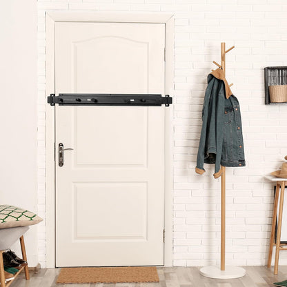Door Bar Lock - Patented Door Barricade Security Bar - Home Safety Improvement, Door Reinforcement, Childproof, Break-in Prevention - Premium Grade Steel Door Mount for 34''-45'' Wide Doors