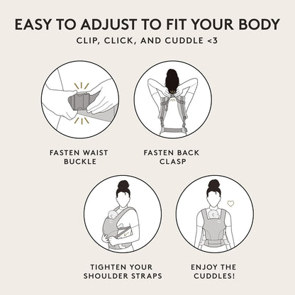 Baby Tula Explore Carriers - Breathable Baby Carrier Newborn to Toddler - Adjustable Toddler Carrier - Multiple Ergonomic Positions Front and Back - Ergonomic Fit for 7-45 lb - Mesh, Land Before