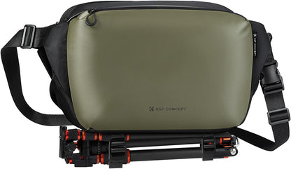 K&F Concept 2 in 1 Sling Bag Everyday Shoulder Bag & Multifunction Photography Crossbody Camera DSLR Backpack Portable Bag