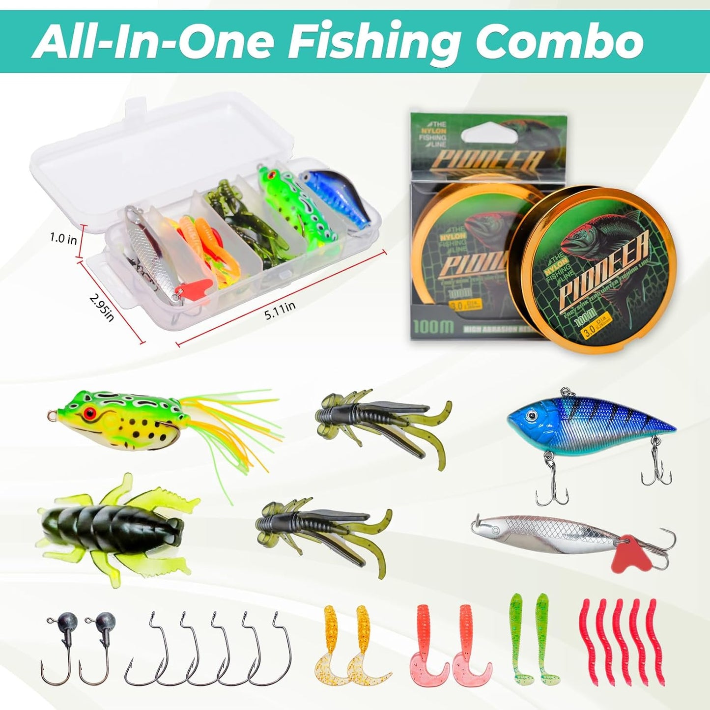 Telescopic Fishing Rod and Reel Combo, 2PACK 5.9FT 6.89FT Carbon Fiber Travel Rod, 2 Collapsible Spinning Reels, 2 100m Line, Carrier Bag and Carrier Bag Lures Kit for Adults Beginners