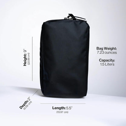 Gravel Explorer Slim Hanging Water Resistant Travel Toiletry Bag, Shaving Kit, Makeup Bag, Dopp Kit for Men and Women