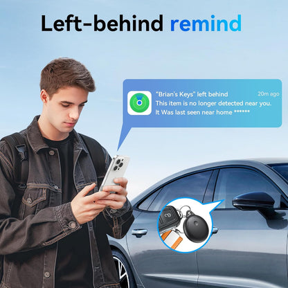 Tags-4 Pack, Smart Bluetooth Tracker Work with Apple Find My, Key Finders and Find My Tracker, Game Changer Waterproof Smart Tag with Key Ring GPS Tracker Tag for Keys/Luggage/Wallet/Pets etc