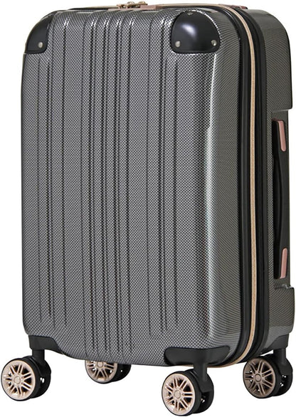 LEGEND WALKER Hardside Expandable Zipper Luggage, 24-inch, Carbon, 5122-55-CB
