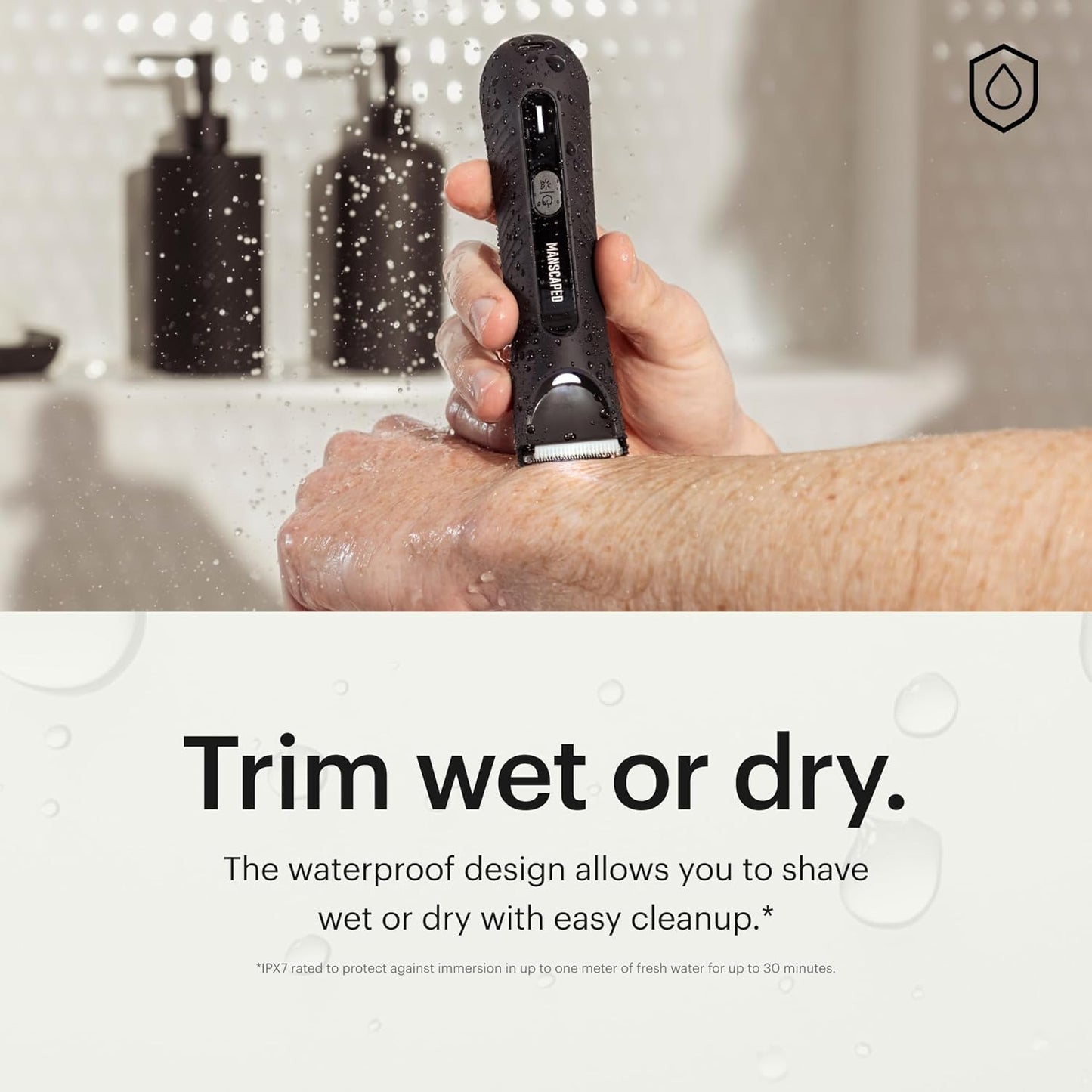MANSCAPED® Tool Box 3.0 Plus with: The Lawn Mower® 3.0 Plus Groin Hair Groomer, Weed Whacker® 2.0 Nose Hair Trimmer, The Plow® 2.0 Razor, The Shears 3.0 Five Piece Nail Kit, The Shed 2.0 Toiletry Bag