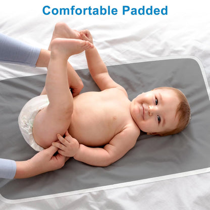 Accmor Portable Diaper Changing Pad, Waterproof Foldable Baby Changing Mat for Travel, Baby Essentials Shower Registry Gifts