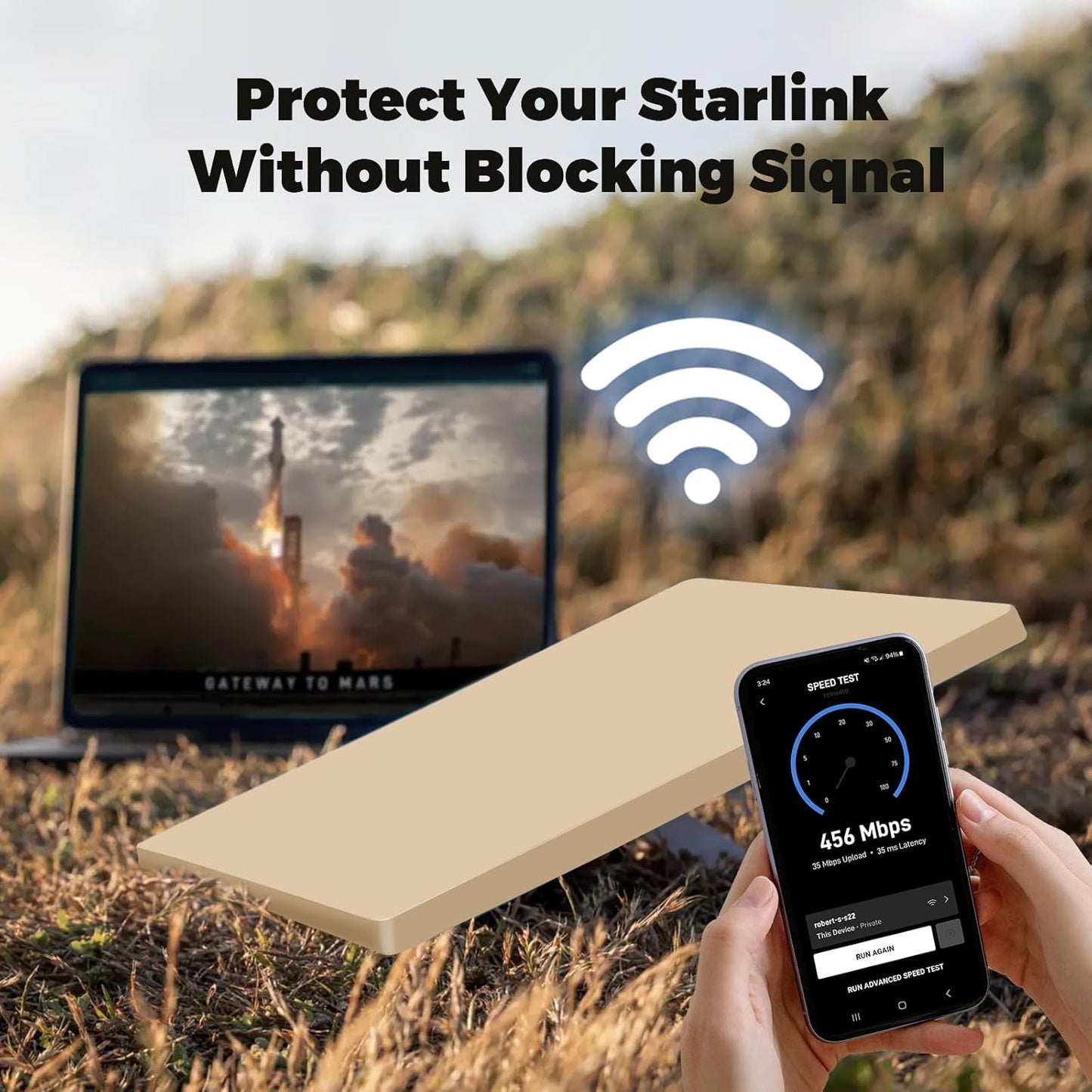 Starlink Mini Protective Cover Case, Starlink Mini Accessories Silicone Protective Case for Starlink Mini Dish Khaki