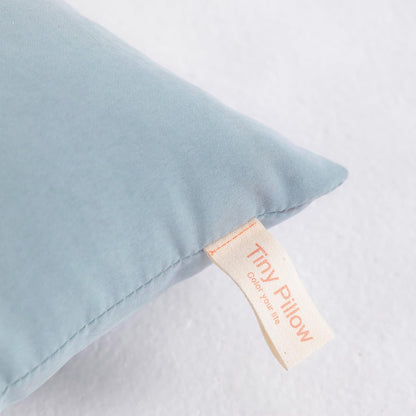 NTBAY Tiny Pillows, Down Alternative 7"x11" Microfiber Mini Pillows for Travel, Pets, Soft Machine Washable Small Pillow for Neck, Wrist, Lumbar and Knee, Sea Green