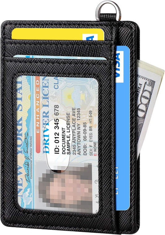 FurArt Slim Minimalist Wallet, Front Pocket Wallets, RFID Blocking, Credit Card Holder for Men & Women