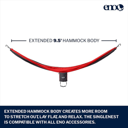 ENO, Eagles Nest Outfitters SingleNest Lightweight Camping Hammock