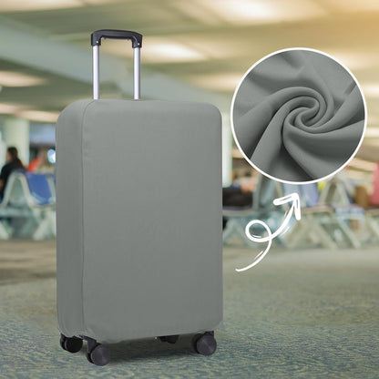 PATIKIL Luggage Cover, Suitcases Covers Elastic Carry on Cover Protector Washable Scratch-Resistant Fits 26-27 Inch Luggage for Travel Business Trips, Gray