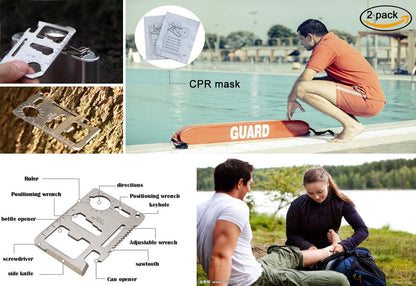 SHBC Waterproof First Aid Kit (228pcs) with All Basic or Advanced Supplies You Need. Suitable for Emergencies at Home or Outside, Travel, Home, Camping, Green