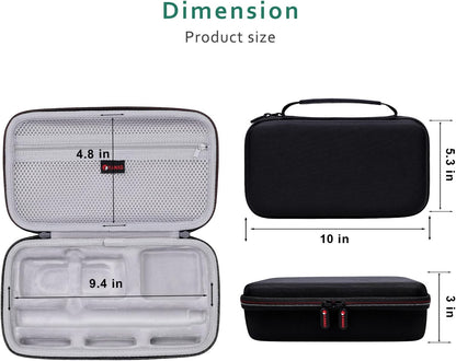 XANAD Hard Case for Insta360 X5/X4/X3/X2 Waterproof 8K 360 Action Camera,114CM Selfie Stick- Storage Carrying Bag