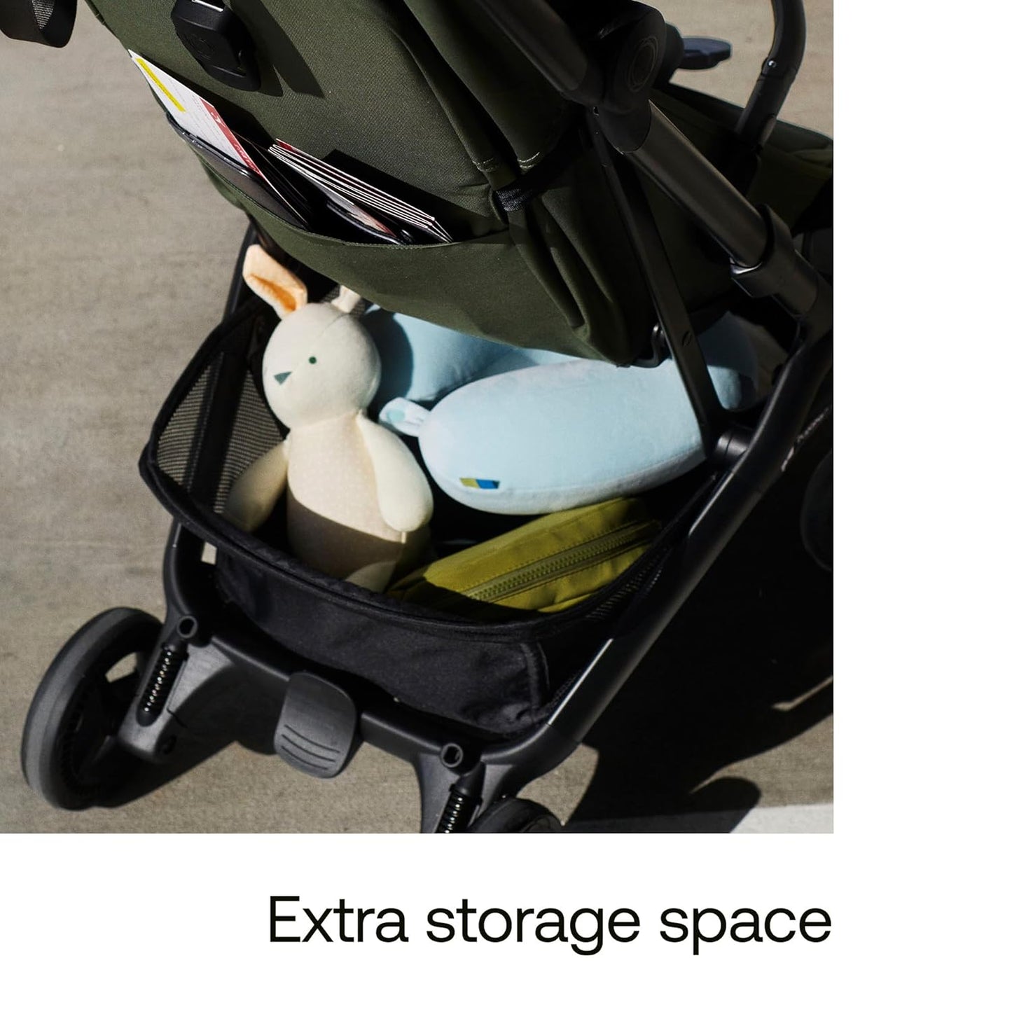 Bugaboo Butterfly 2 Travel Stroller, Ultra-Compact One-Second Fold, Lightweight and Airplane-Friendly (Green)