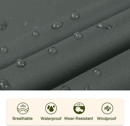SaphiRose Unisex Rain Poncho Raincoat Hooded for Adults Women with Pockets