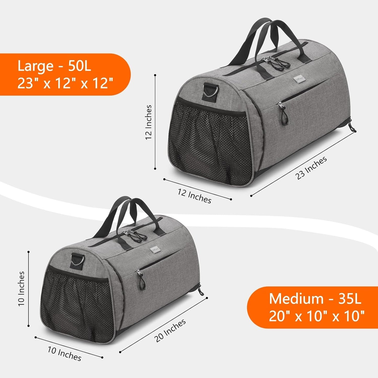 TOPDesign Gym Bag for Women, Duffel Bag with Shoe Compartment & Wet Pocket for Travel Sports (M Peony)