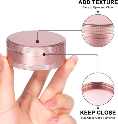 Small Pill Case 2 Compartment Metal Pill Box - Portable Travel Pill Container for Pocket or Purse, Waterproof Pill Organizer for Medicine Vitamin Fish Oil and Supplements