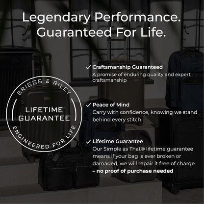 Briggs & Riley Cabin Spinner - Carry On Luggage for Travel, Suitcases with Wheels, Softside Rolling Bag for Men & Women, Fits Under Plane Seat, Telescoping Handle - ZDX Collection, Ocean