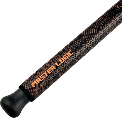 Monster Catfish Fishing Rod - 7' Medium Heavy, 1-Piece Glow in Dark Casting Rod, S-Glass & Carbon Graphite Blend, Durable EVA Foam Super Grip, Catfish Pole for Night Fishing