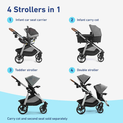 Graco Modes Nest2Grow DLX Travel System, Riordan