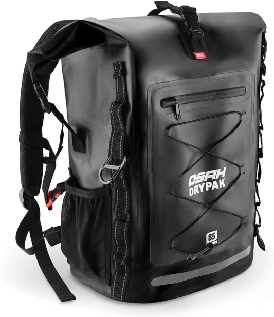 Waterproof Backpack Dry Bag 35L/55L/85L– Heavy Duty Roll-Top Hiking Backpack for Travel, Kayaking, Boating, Camping, Rafting and Fishing