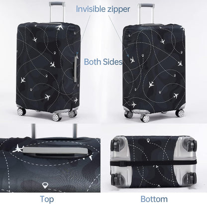 Travelkin Luggage Covers With Tag For Suitcases Tsa Approved,Suitcase Covers Protector Fit 18-32 Inch Luggage,L