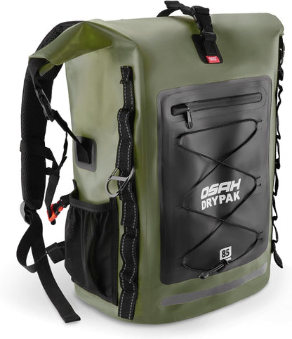 Waterproof Backpack Dry Bag 35L/55L/85L – Heavy Duty Roll-Top Hiking Backpack Sack Keeps Gear Dry for Travel, Kayaking, Boating, Camping, Rafting and Fishing
