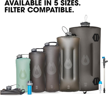 HydraPak Seeker - Collapsible Water Storage (6 Liter)- BPA & PVC Free Camping Hydration Reservoir Bag