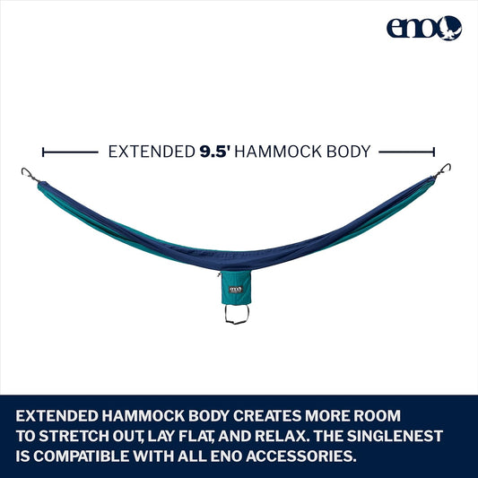 ENO, Eagles Nest Outfitters SingleNest Lightweight Camping Hammock