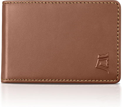 Kings Loot Wallet for Men | Customized Minimalist Slim RFID Blocking Leather Design with Cash Pocket & Card Pull Strap | Holds 1-15 Cards | Stylish & Durable Wallets