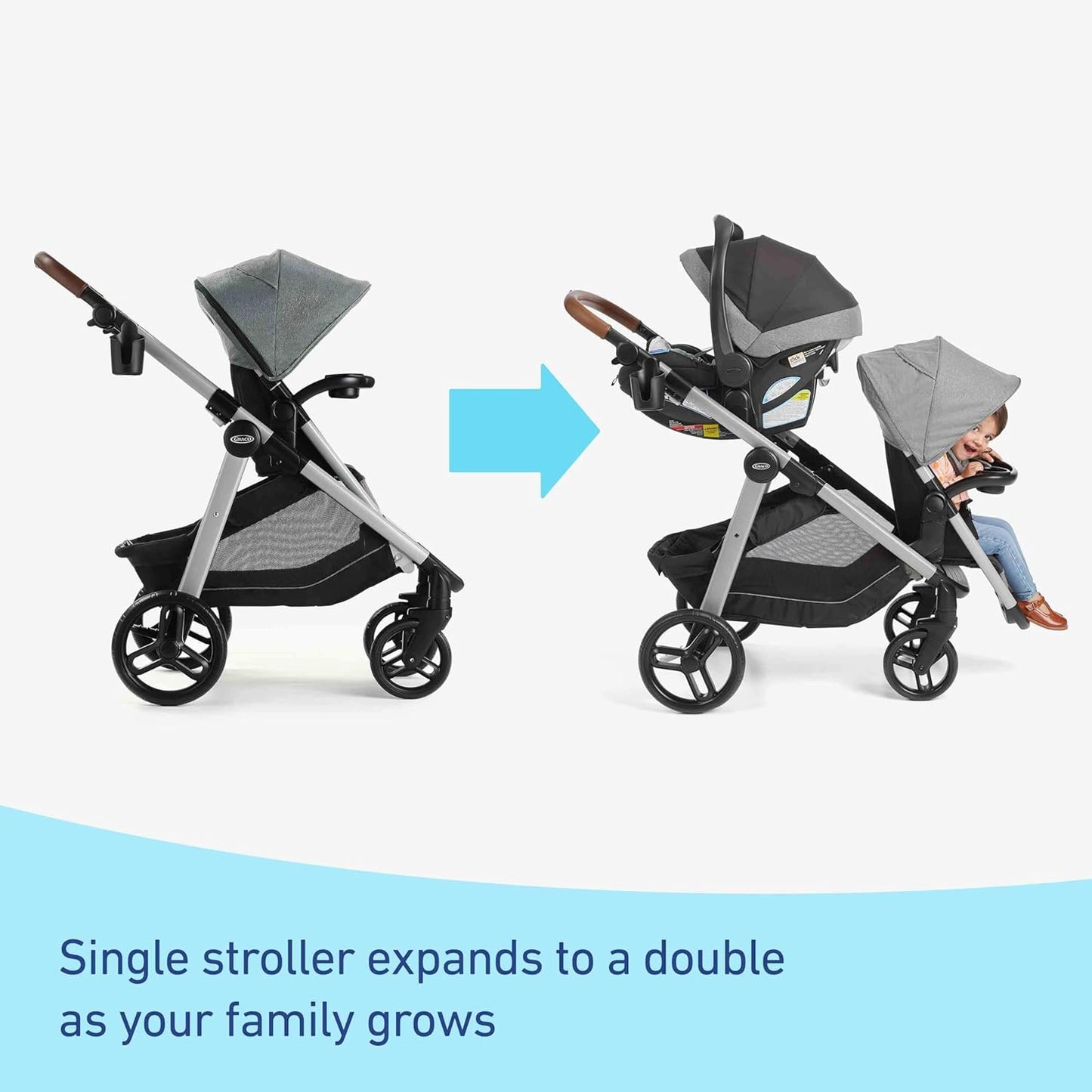 Graco Modes Nest2Grow DLX Travel System, Riordan