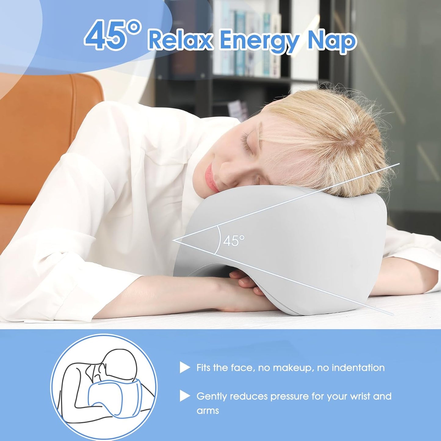 Travel Pillow, Neck Pillow Airplane, Plane Pillow Memory Foam Travel Neck Pillow with 360° Head and Neck Support, Portable Travel Essential Suitable for Airplane, Car, Train, or Bus Trip