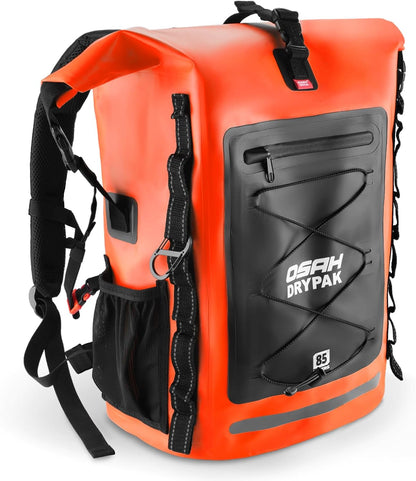 Waterproof Backpack Dry Bag 35L/55L/85L – Heavy Duty Roll-Top Hiking Backpack Sack Keeps Gear Dry for Travel, Kayaking, Boating, Camping, Rafting and Fishing