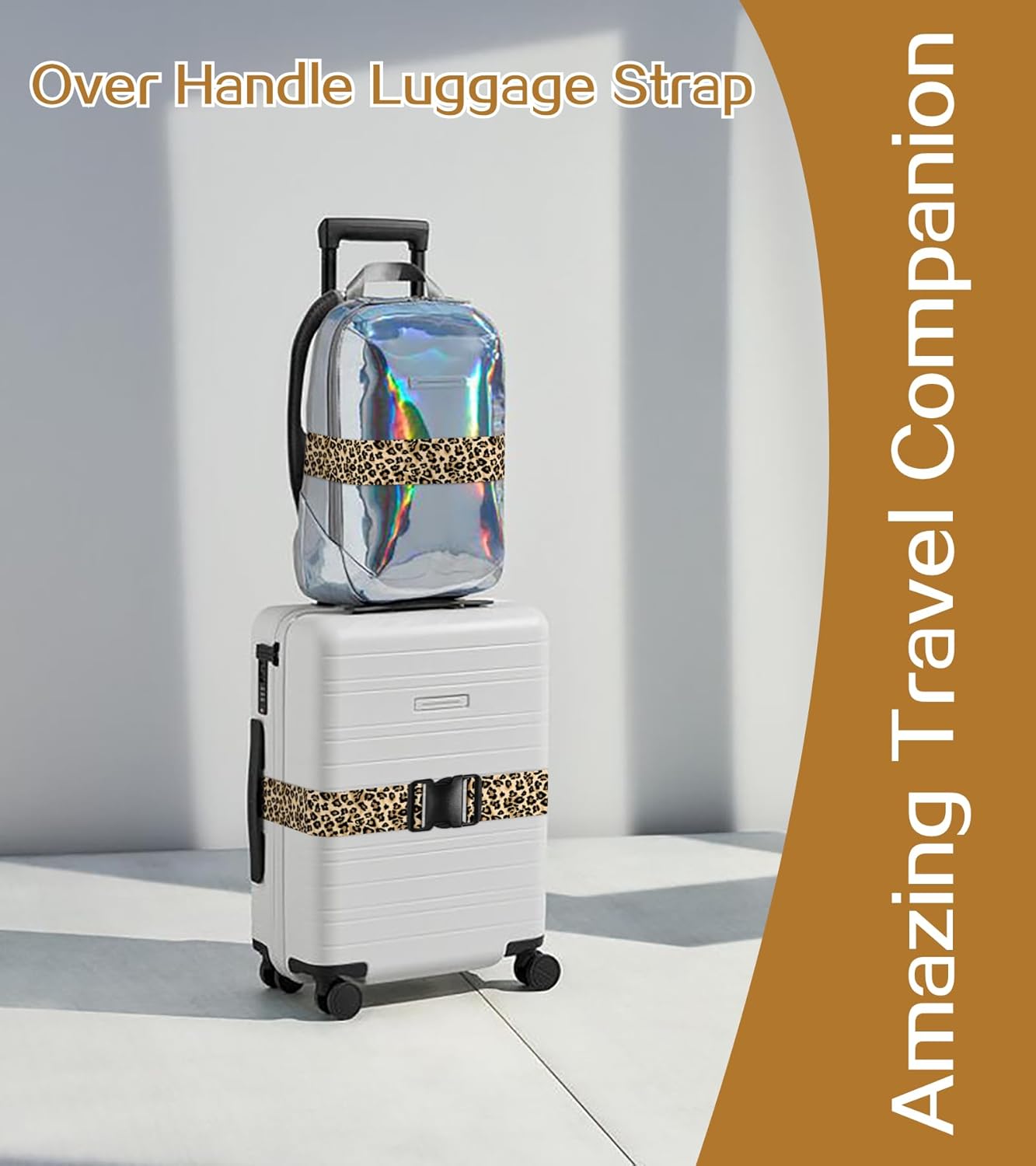 Luggage Straps for Suitcases Travel Belt Luggage Band Heavy Duty Traveling Luggage Identifier Cute Women Girls Unique Accesory,