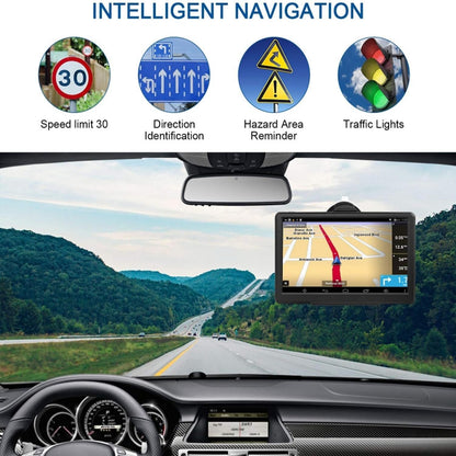 Car GPS Navigation, 2025 Map 7 inch Touch Screen Car GPS, Voice Turn Direction Guidance, Support Speed and Red Light Warning, Install The Latest Map of The United States (Free Update Lifetime Map)