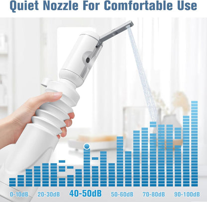 Upgrade SPACEREST Portable Bidet for Travel, No Noise & Waterproof Handheld Sprayer with 550ml Bottle, Rechargeable Electric Portable Bidet for Women & Men, Personal Hygiene & Postpartum Care