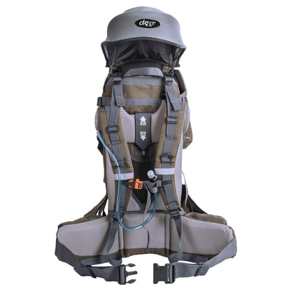 ClevrPlus Urban Explorer Child Carrier Hiking Baby Backpack, Olive Green