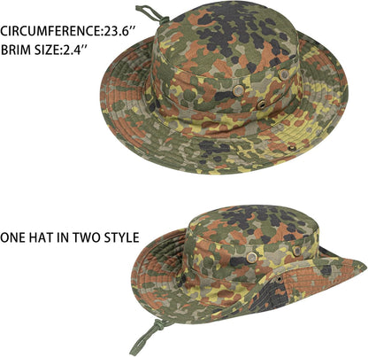 Sun Hats for Men Women Boonie Hat Foldable Fishing Hat UPF 50+ Bucket Hat for Fishing Hiking Garden Safari Beach