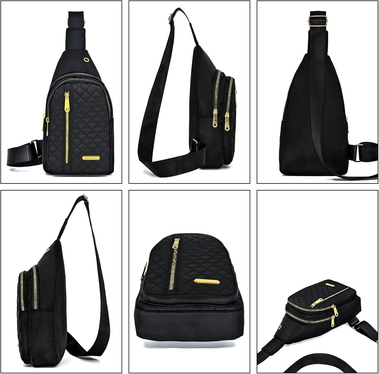 Small Sling Bag For Women Men Casual Crossbody Sling Backpack