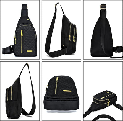 Small Sling Bag For Women Men Casual Crossbody Sling Backpack